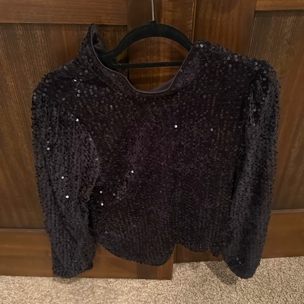 Sanctuary sparkly black top